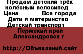 Продам детский трёх колёсный велосипед  › Цена ­ 2 000 - Все города Дети и материнство » Детский транспорт   . Пермский край,Александровск г.